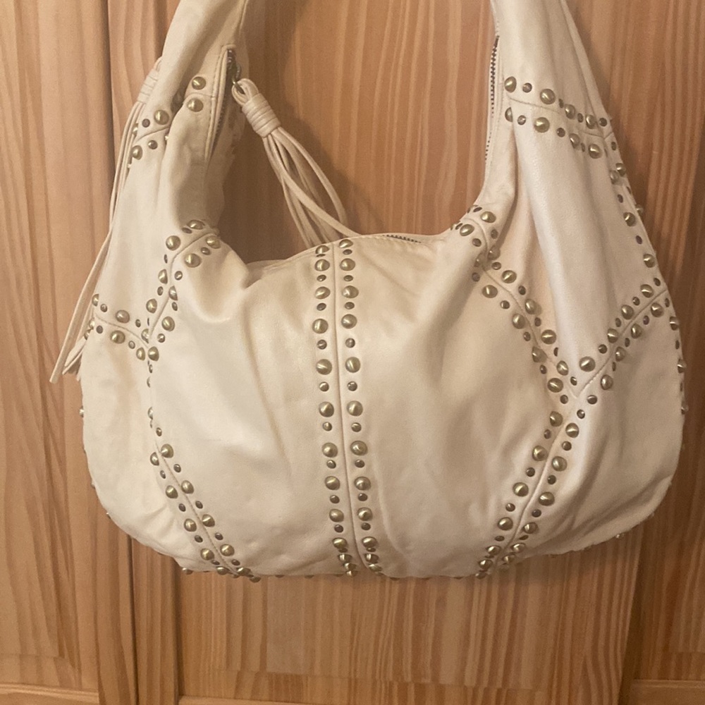 Rafe Studded Leather Hobo Bag - Picture 3 of 16
